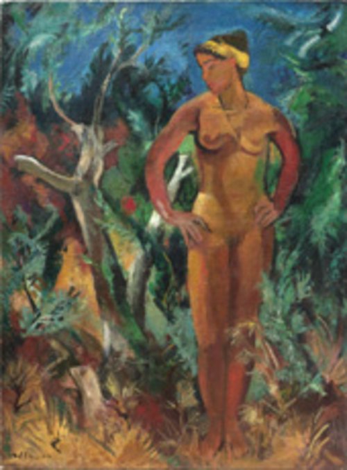 Eve - Öl auf Leinwand, um 1947, 100x74